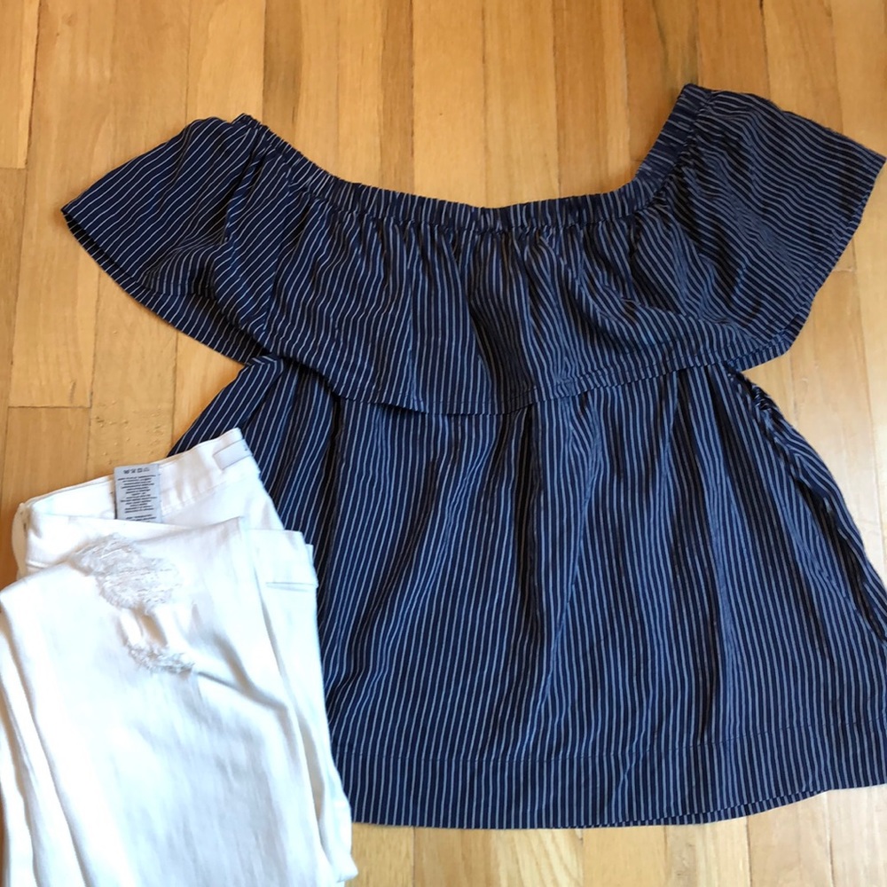 Madewell off-shoulder top
